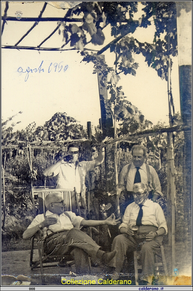 Vincenzo Martino, Biagio Schettino, Umberto Scoppetta e Giuseppe Di Trani - Agosto 1960.jpg