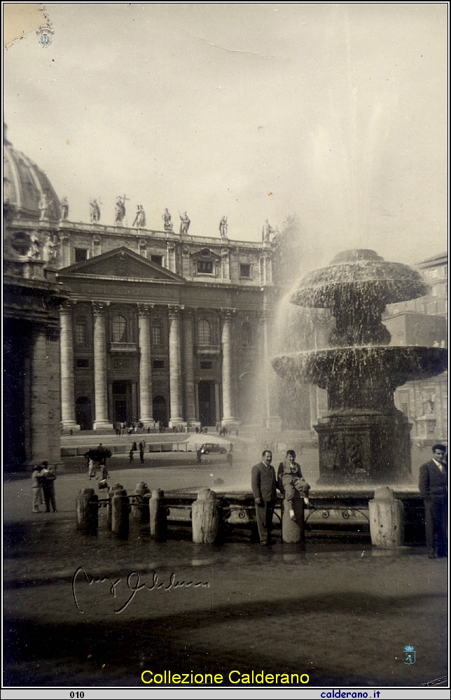 Con Papa' a San Pietro 1956.jpg