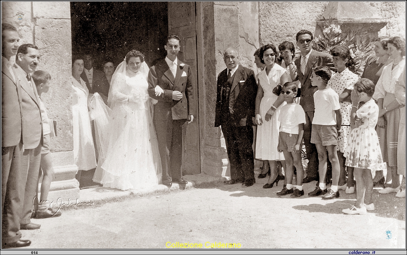 Matrimonio di Raffaella Ninuccia Di Benedetto e Francesco Brando Ciccillo 'i Patruni 1956.jpg