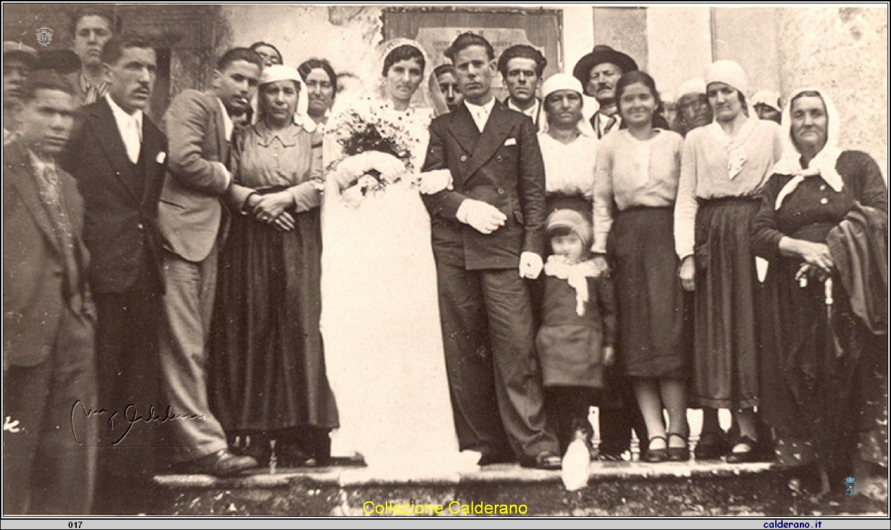 Matrimonio Antonietta e Peppino Ciliberti 10 Aprile 1938.jpg