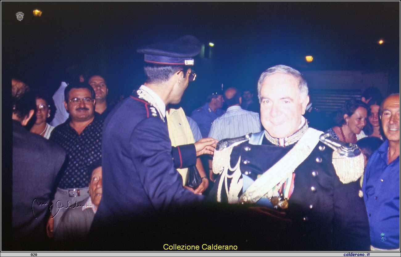 Maestro Vincenzo Borgia della Banda dell'Arma dei Carabinieri a Maratea il 1996.jpg