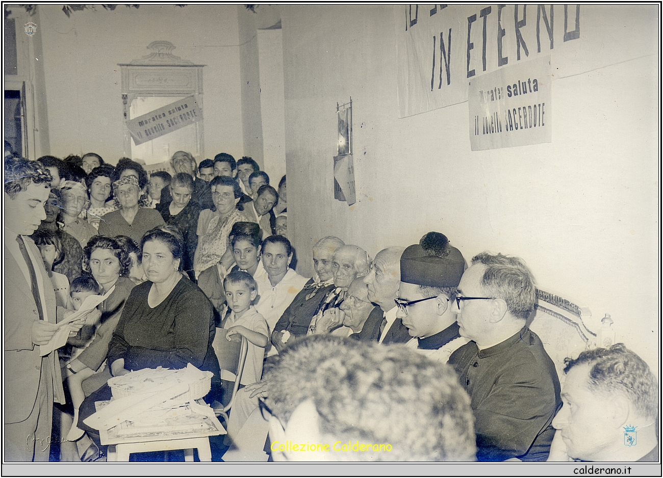 Festeggiamenti per la consacrazione del Novello Sacerdote Don Giuseppe Cataldo 19 luglio 1964.jpg