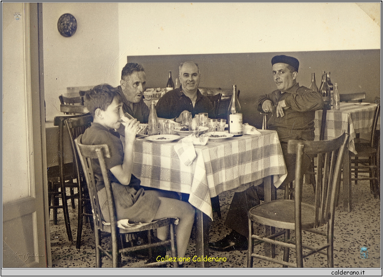 Mario Corrado, Gigino Avigliano e Alberto Sarsale al ristorante Za Mariuccia.jpg