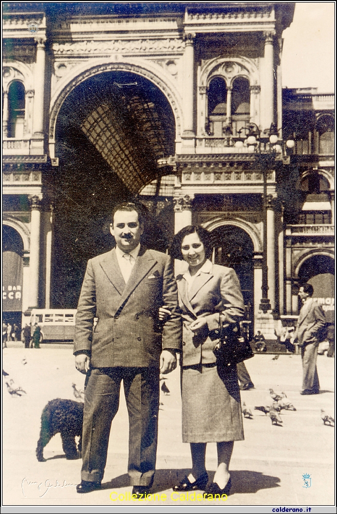 Raffaele e Mafalda Avigliano in viaggio di nozze.jpg