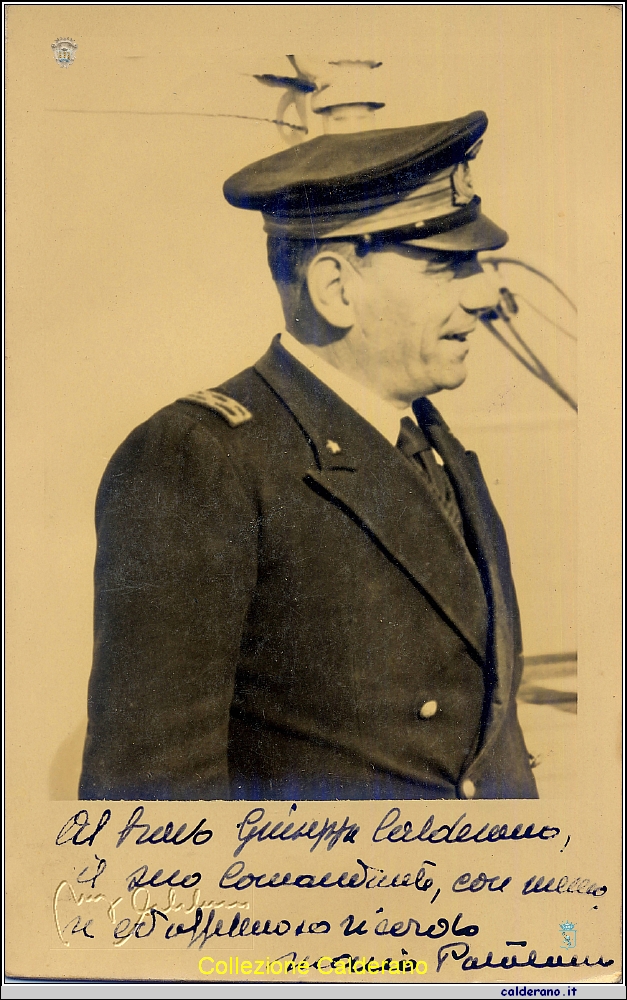 Comandante della nave Isonzo Capitano di Vascello Mario Patalano.jpg