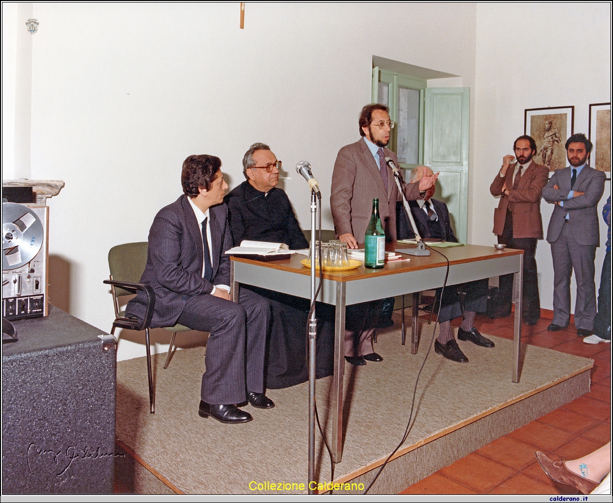 Fernando Sisinni, Mons. Balboni e Francesco Sisinni 1982.jpeg