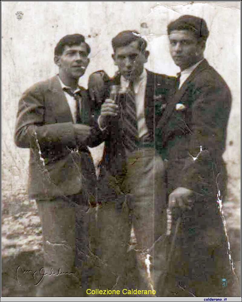 Vincenzo Colavolpe, Peppino Calderano e Gigino Avigliano.jpg