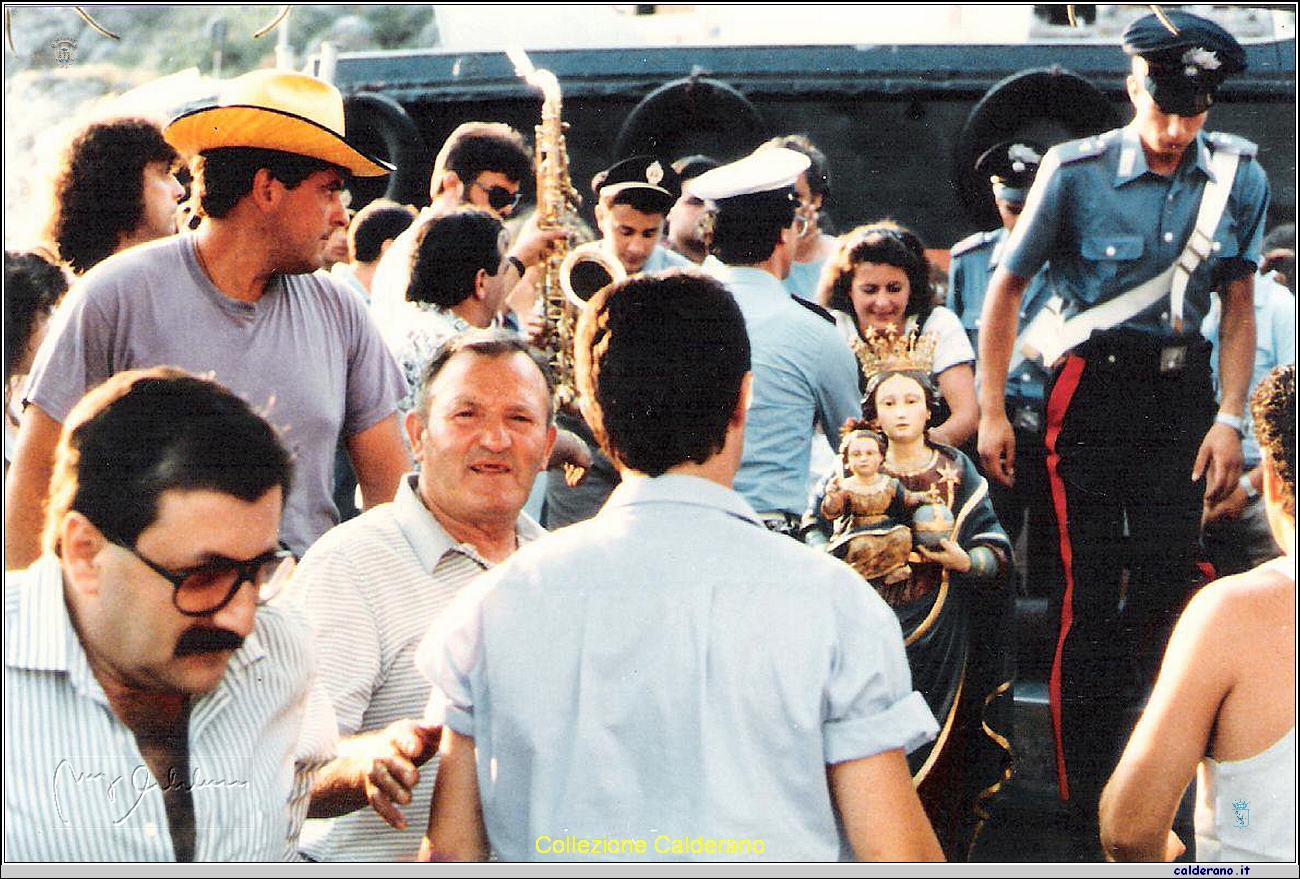 Mario Di Trani e Raffaele 'u Cacaglio alla Festa di Portosalvo.jpg