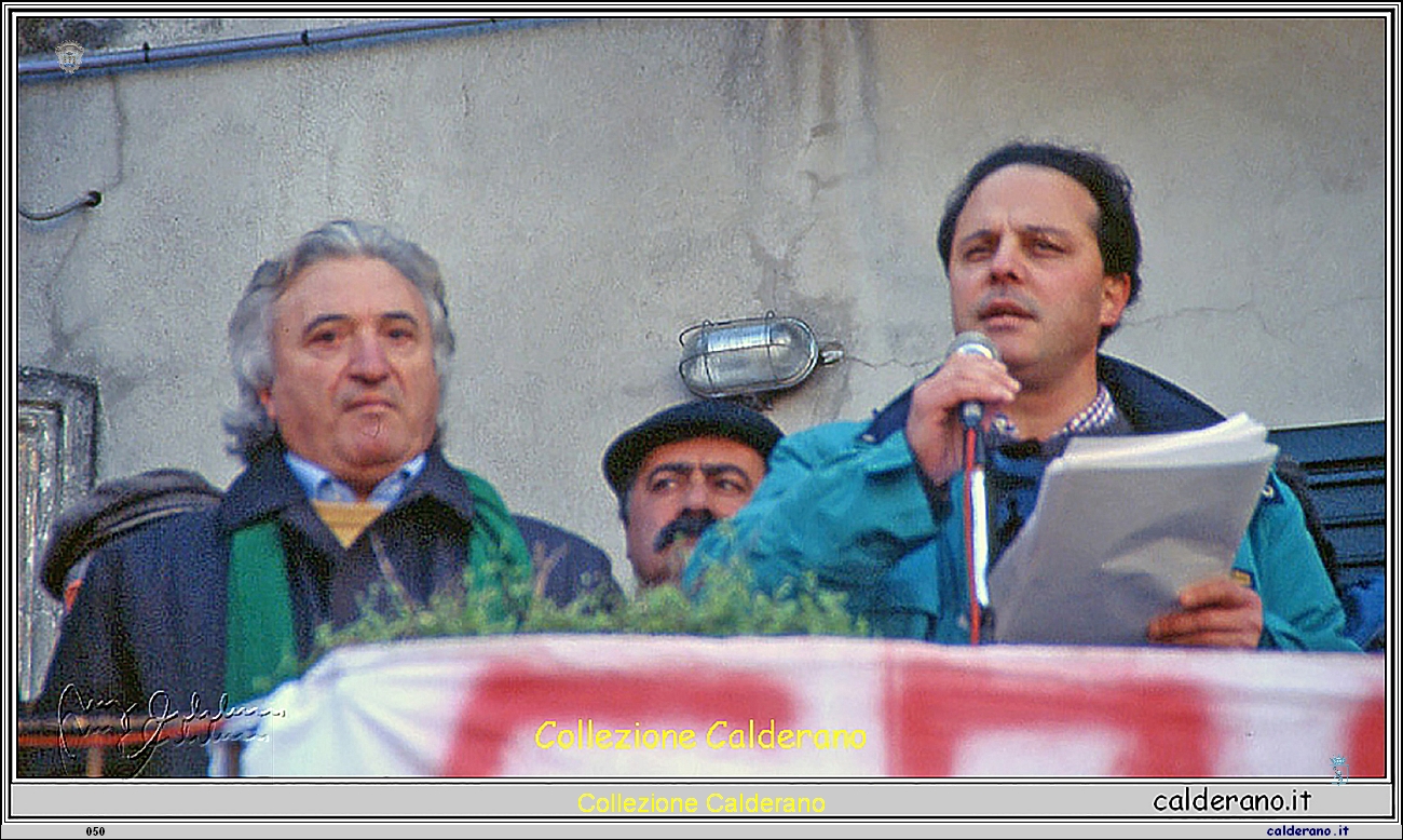 Gerardo Brusco, Biagio Martino e Riccardo Cersosimo - Sciopero pro-ospedale 12 febbraio 1999.jpg