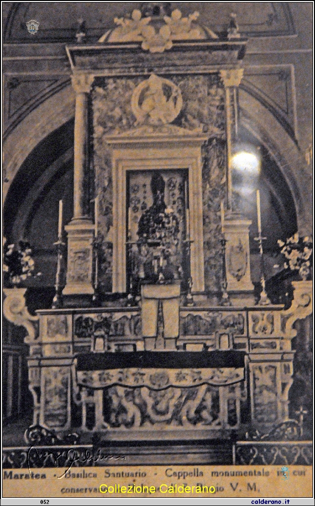 Cartolina - Basilica Santuario - Cappella monumentale in cui conservano le Relique di S. Biagio V.M. .JPG