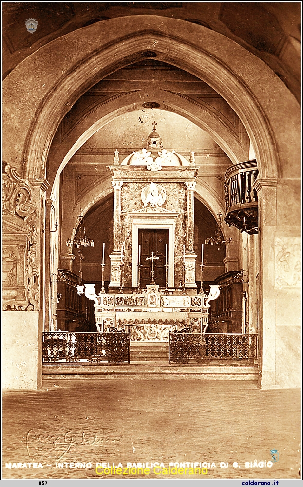 Cartolina - Interno della Basilica Pontificia di San Biagio .jpg