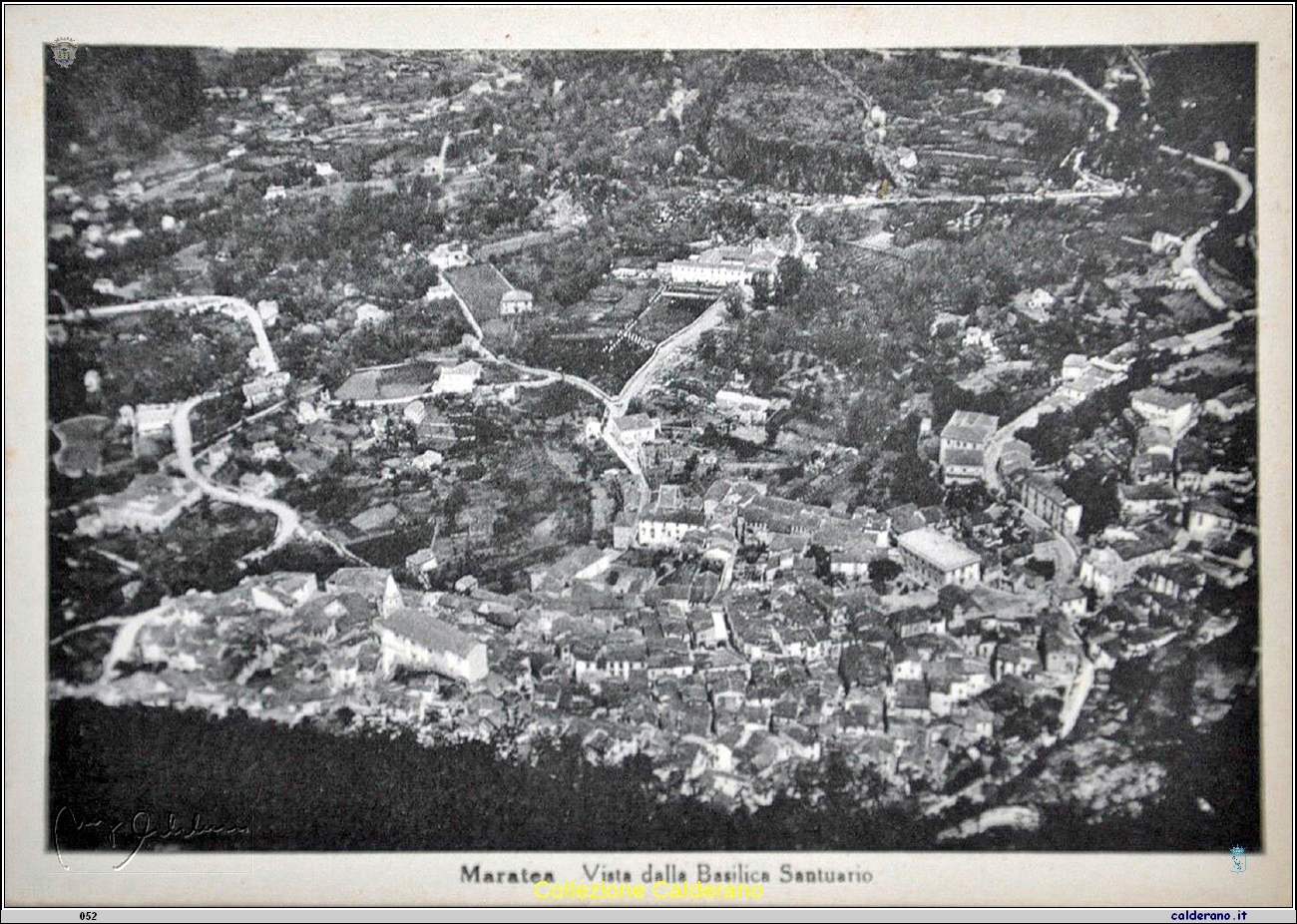 Cartolina - Vista dalla Basilica Santuario - 1950.jpg