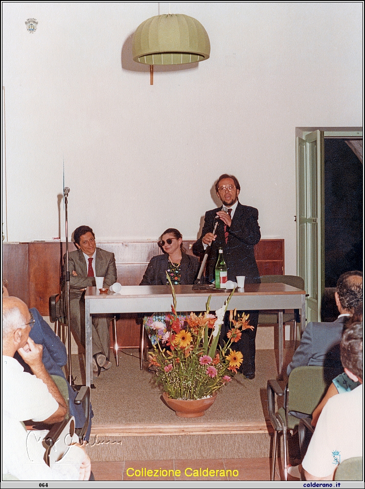 Fernando Sisinni, Paola Bottini e Francesco Sisinni alla presentazione della  mostra Archeologia Subaquea 1984 2.jpeg