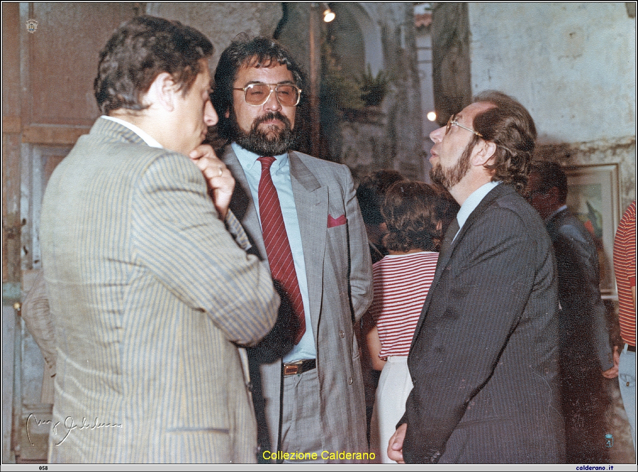 Fernando e Franco Sisinni all'inaugurazione della mostra di pittura - 1983.jpeg