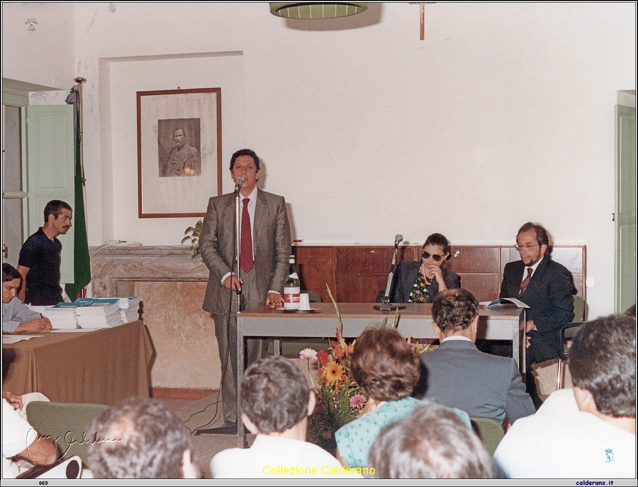 Conferenza su Archeologia subaquea 1984 1 con Fernando Sisinni, Paola Bottini e Francesco Sisinni.jpeg