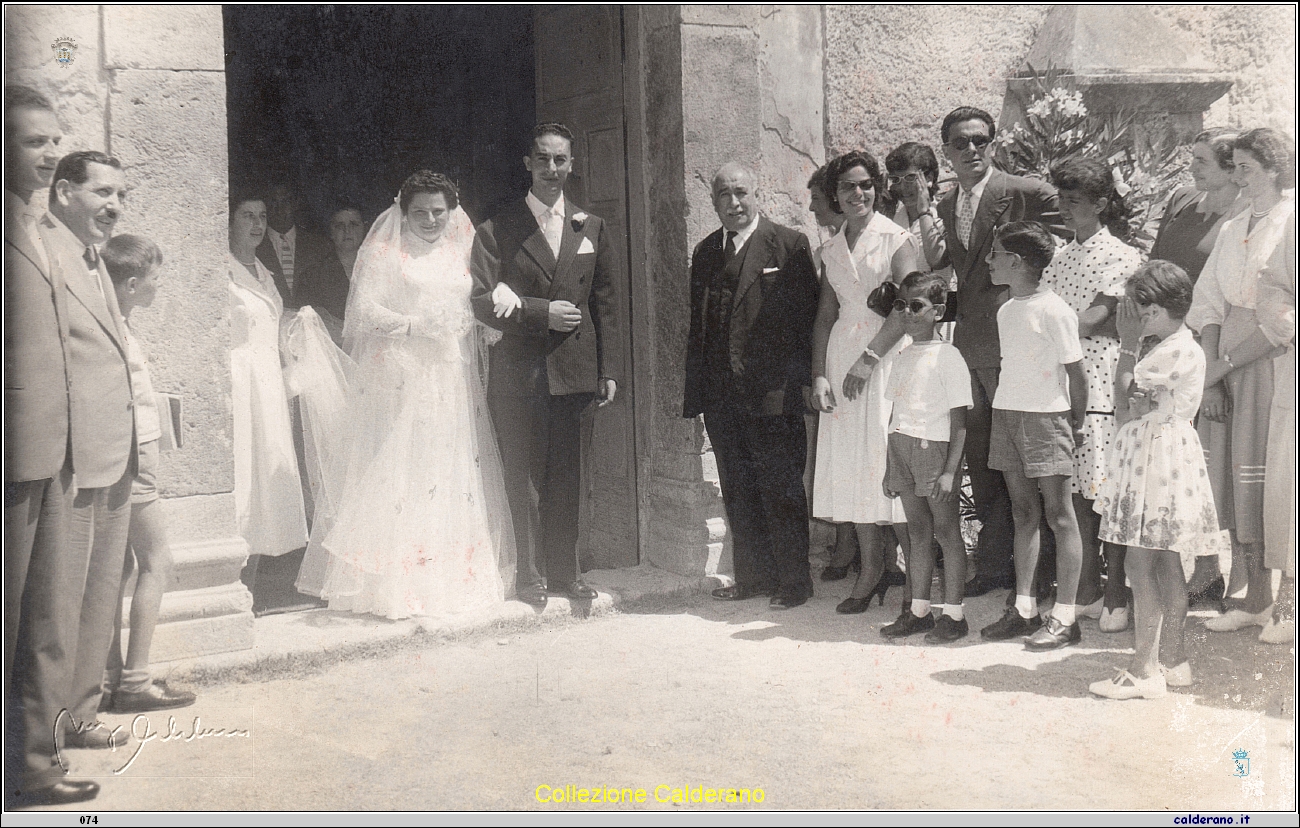 Matrimonio di Ninuccia Di Benedetto e Francesco Brando 1956.jpg