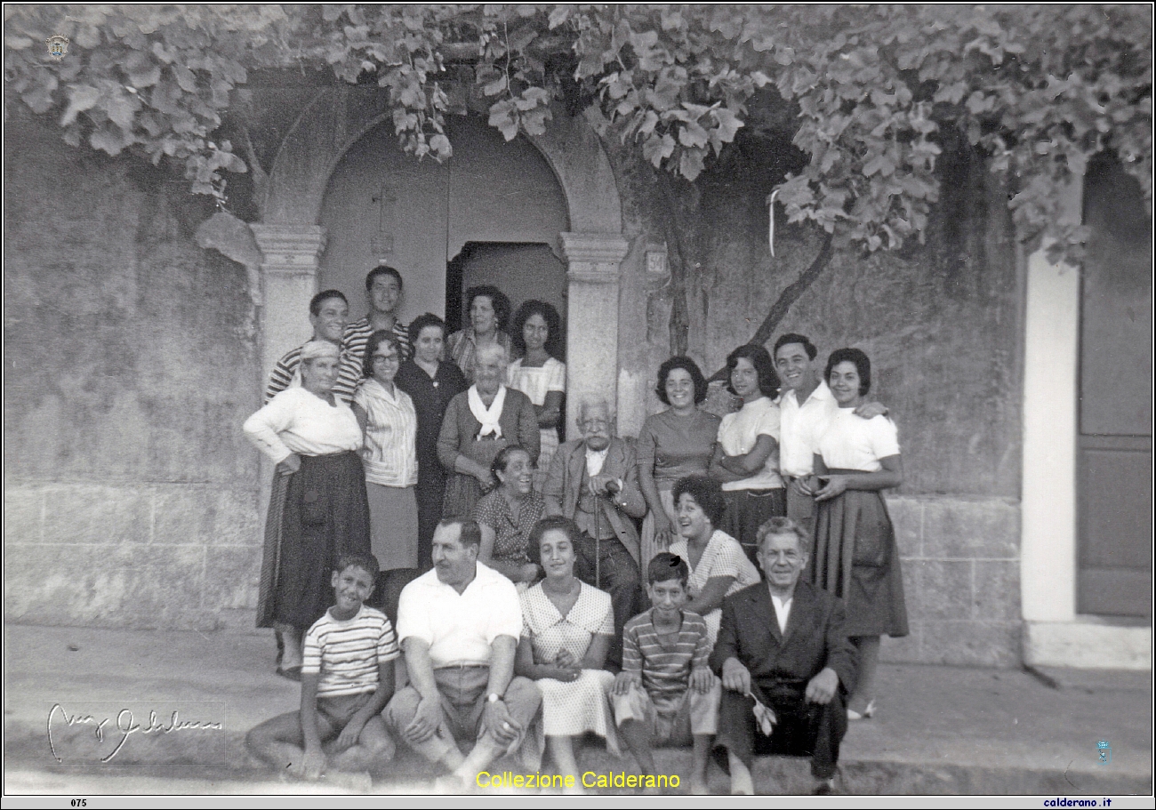 Un gruppetto della famiglia Calderano in Via Mandarini.jpg