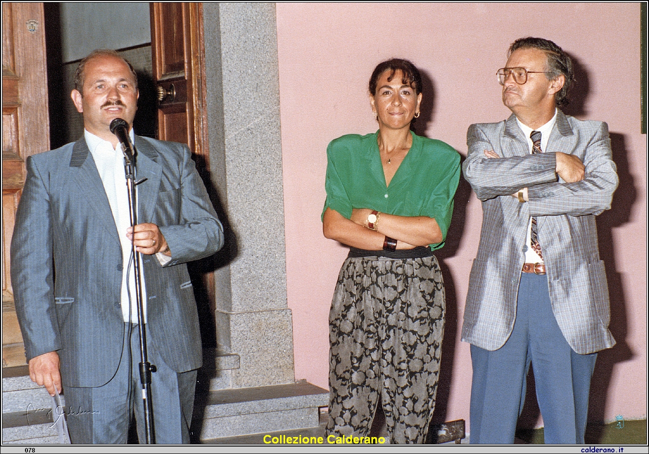 Antonio Brando Sindaco, Tina Iannini e Mimmo Saverio Romei Estate 1989.jpeg