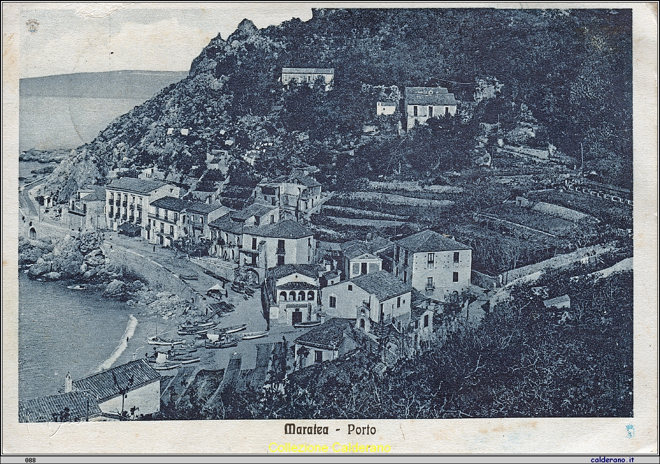 Cartolina - Porto - 1938 di Antonio Campagna Alfieri - Negoziante Maratea Porto.jpeg