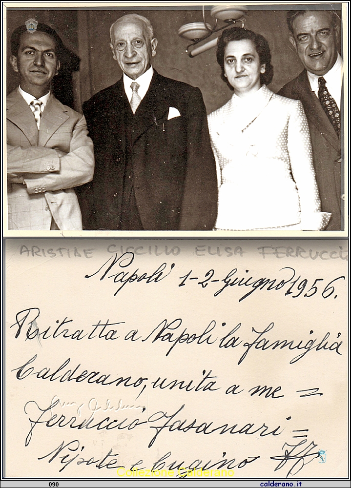 Francesco Calderano di Gregorio con Ferruccio Fasanari 1956.jpg