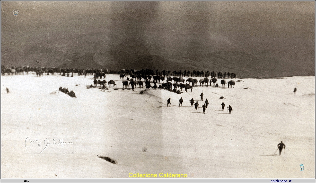 Guido D'Orlando nell'Ottava Batteria da montagna sul Gran Sasso 1933.jpeg