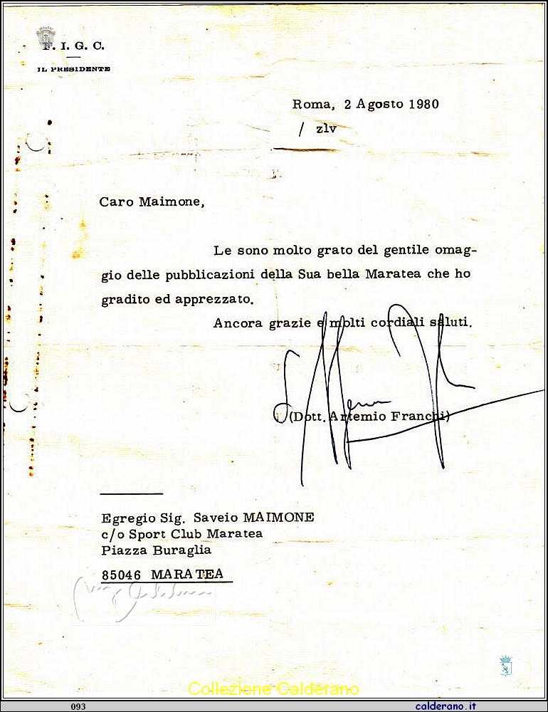 Lettera a Saverio Maimone di Artemio Franchi.jpg