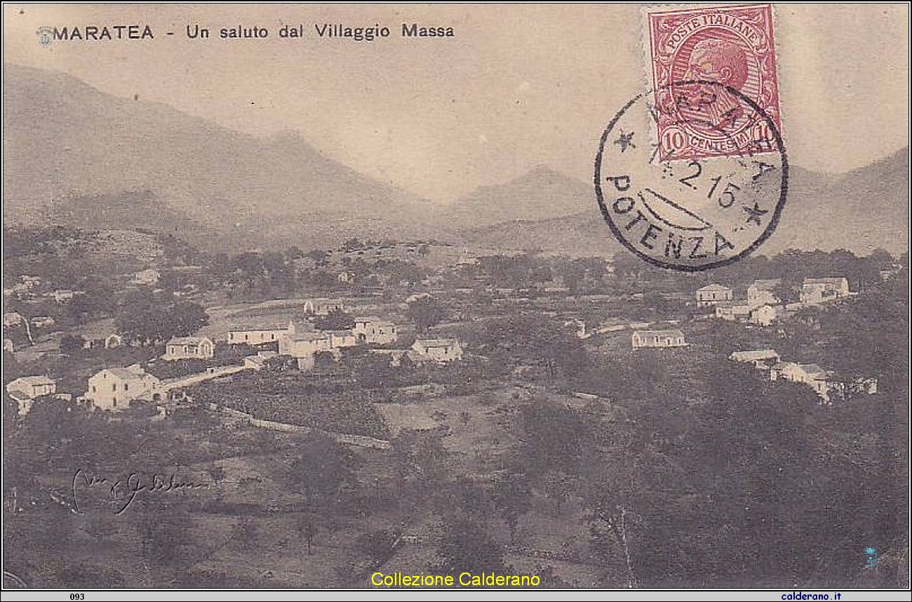 Un saluto dal Villaggio Massa 1915 - Cartolina.jpg