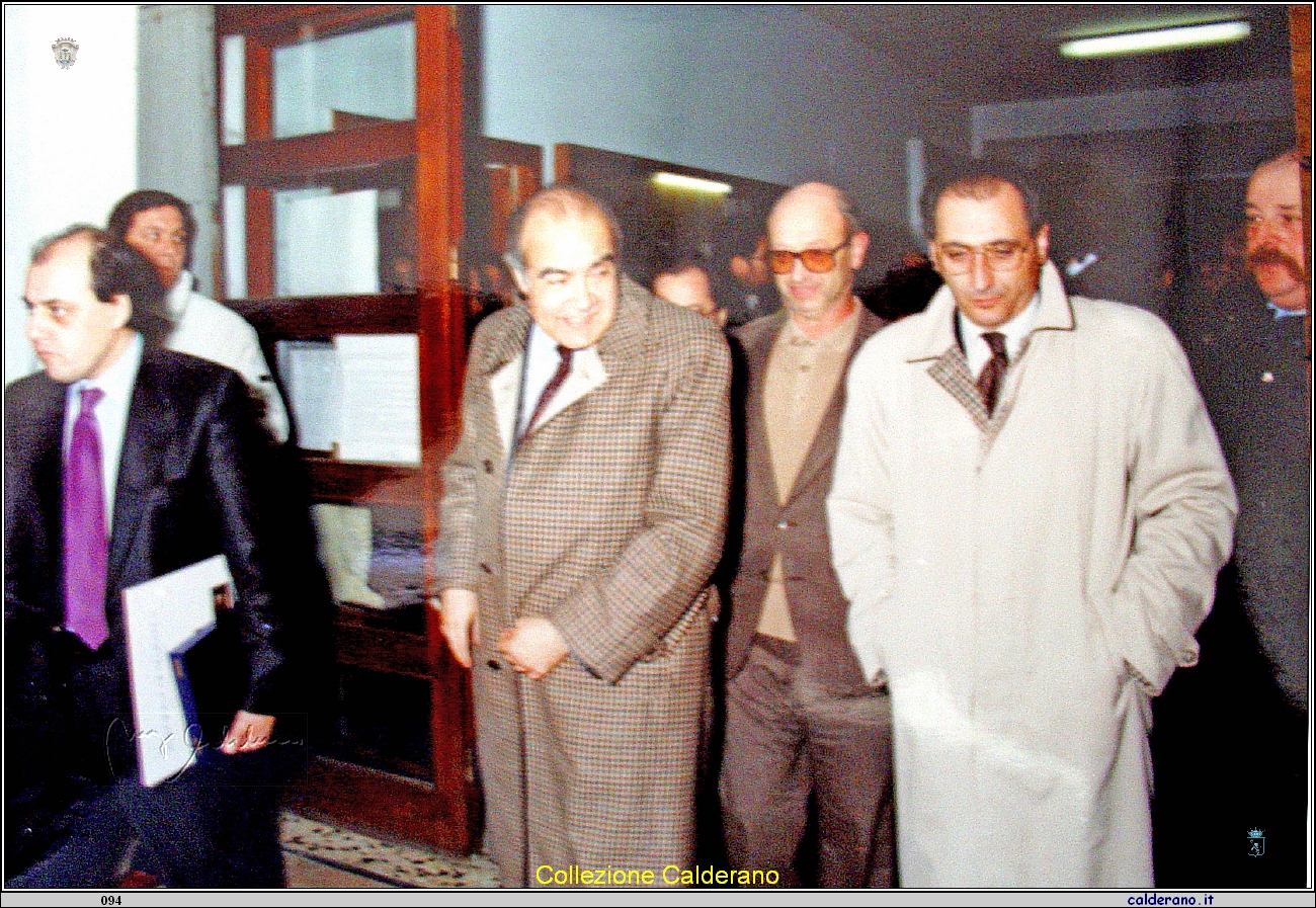 Visita del Ministro Giovanni Marongiu alla citt di Maratea nel 1992 con Giuseppe Brando Caporale.jpg