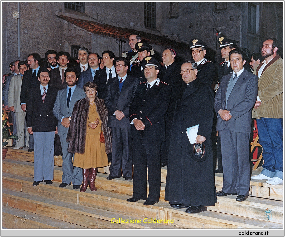 Foto ricordo con la Banda dei Carabinieri 1982.jpeg