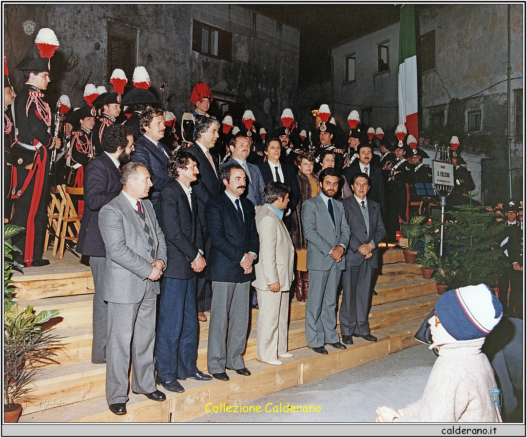 Comitato San Biagio con la Banda dei Carabinieri 1982.jpeg