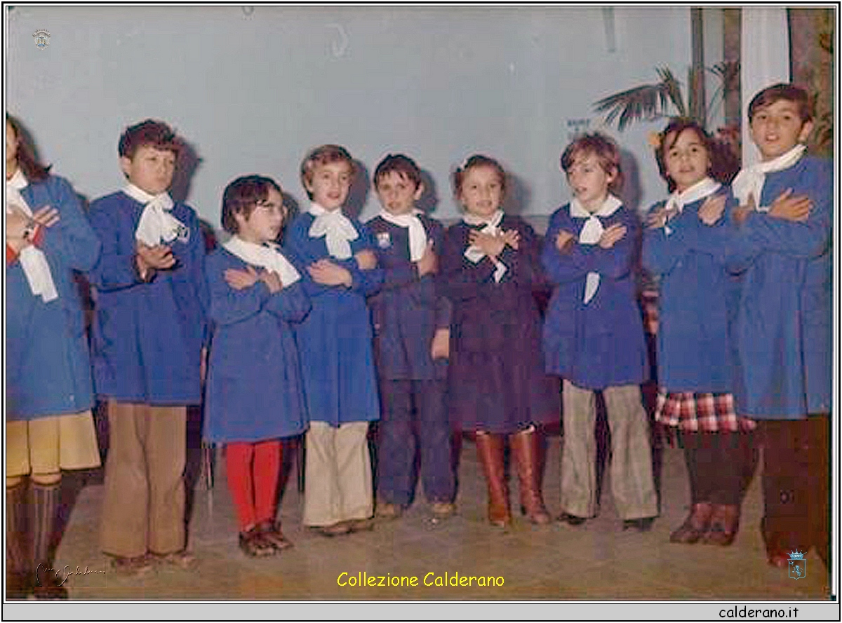 Domenico Maisto, ..... Oliva, Loredana De Filippis, Biagio Montesano, Clelia Chiacchio, Pasquale Lammoglia, Assunta Sorice e William Trotta 1976.jpg