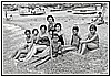 Sulla Spiaggia di Fiumicello Franca, Cristina, Liliana, Elilia, Silvana, Ciccillo, Luciana e Biasino.jpeg