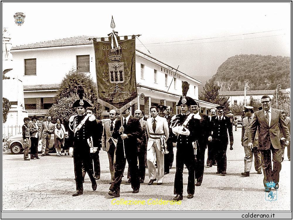 Il Gonfalone, il Sindaco e la Giunta si recano alla Processione di San Biagio 1982.jpg