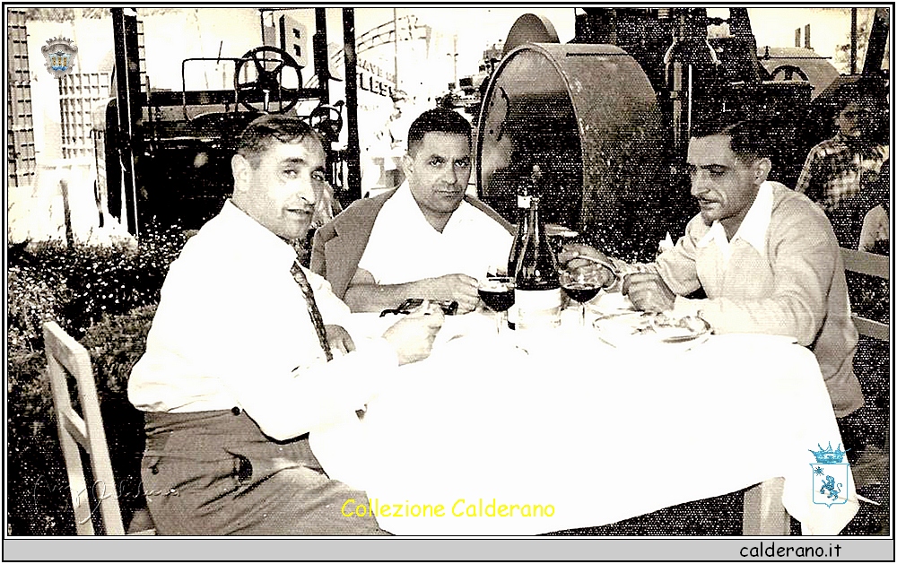 Francesco Brando Caporale, Pasquale Schettini e Francesco Brando a Bari alla Fiera del Levante 19-09-1955.jpg