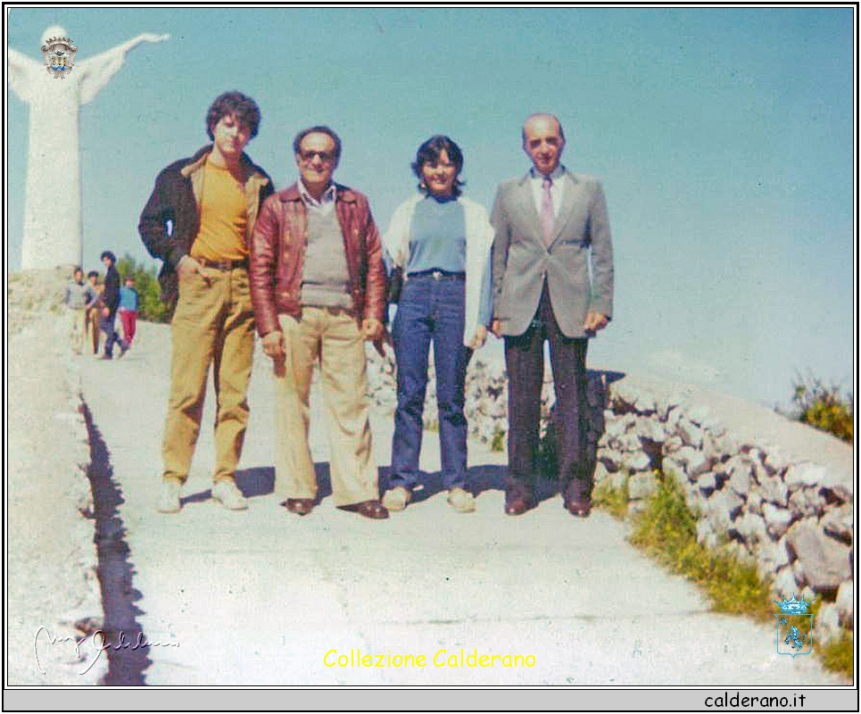 Pasqualino, Peppino e Chichi Liberatore e Biasino Ignacchiti - giugno 1981.jpg