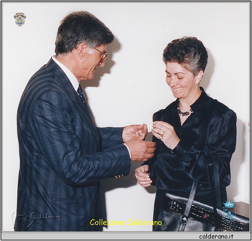 Maria Gambardella Sisinni madrina inaugurazione caserma forestale Giugno 1987.jpeg