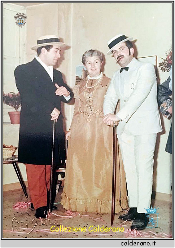 Biagio Calderano Senior, Letizia Labanchi e Ciccillo Gambardella 1970.jpg