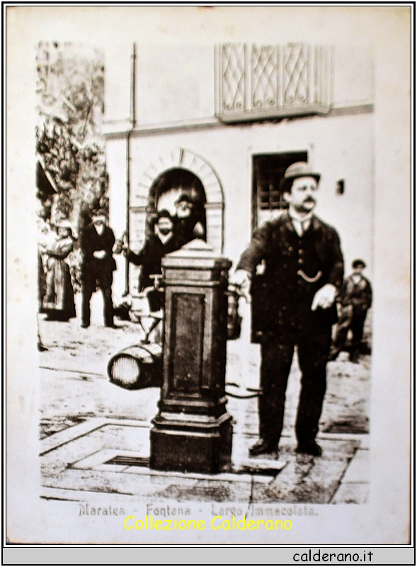 La prima fontana a Maratea in Largo Immacolata.JPG