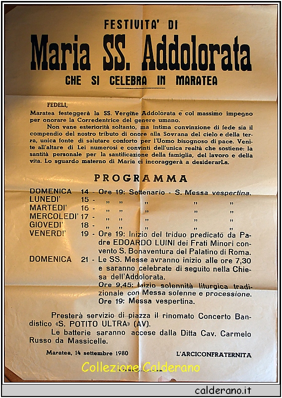 Manifesto Addolorata del 1980.JPG