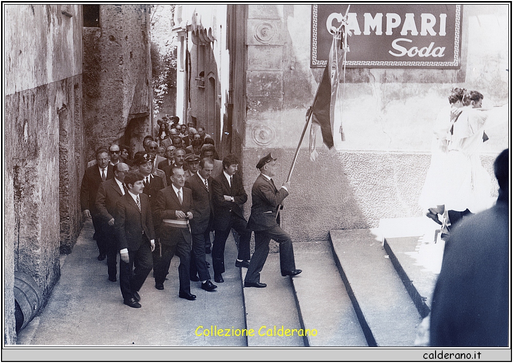 Processione San Biagio 1971 con Mario Di Trani, Sindaco Pasquale Stoppelli, Arnaldo Schettino e Francesco Schettino.jpeg