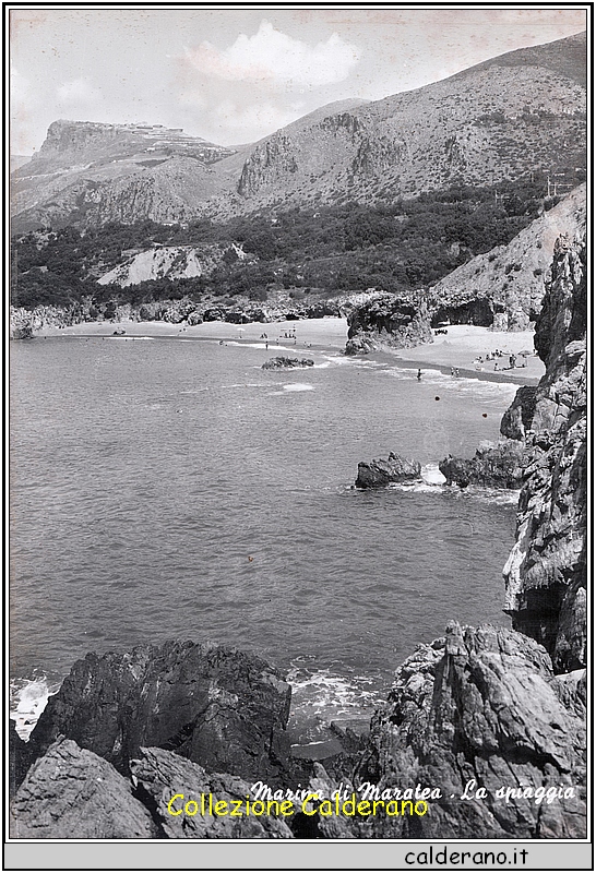 Marina di Maratea - La spiaggia - Cartolina.jpeg