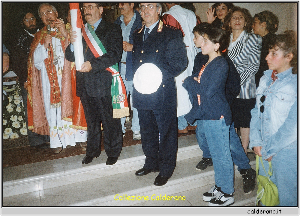 Domenica di San Biagio il Sindaco Mario Di Trani e il Comandante Vigili Biagio De Rosa.jpeg