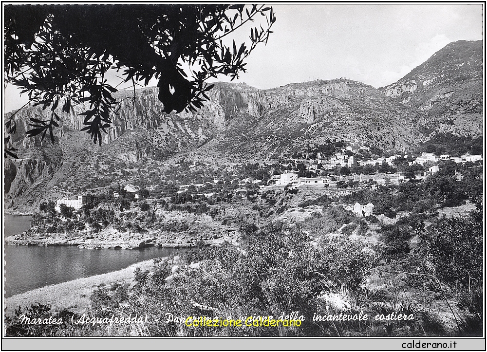 Maratea (Acquafredda) - Panorama e visione della incantevole costiera - Cartolina Edizione Ditta Franc. e Umb. Scoppetta.jpeg