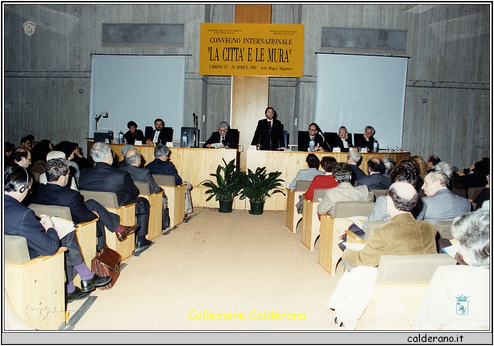 Francesco SIsinni ad Urbino, Convegno internazionale 1992.jpeg