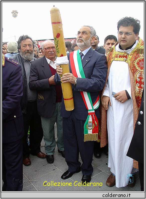 Il Sindaco Franco Ambrosio alla Domenica di San Biagio.JPG