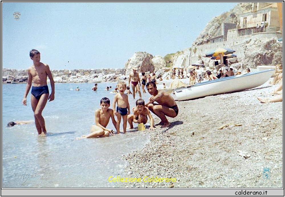 Ciccillo Colavolpe, Gianfranco, Oscar e Pierangelo D'Alascio e Sergio Morena 1962.jpg