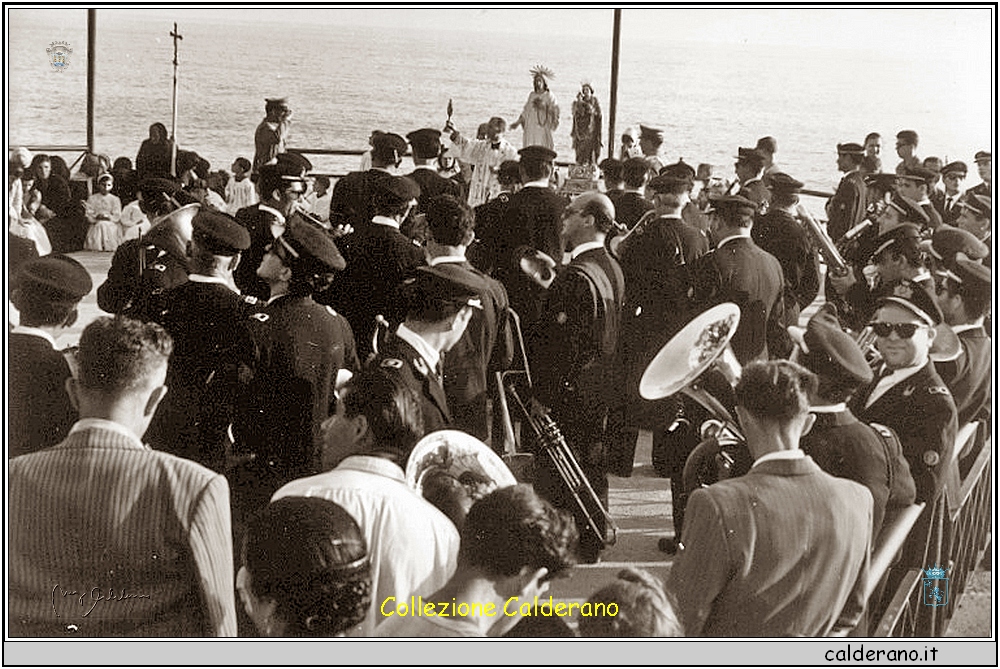 Festa di Portosalvo e benedizione sulla rotonda - giugno 1957.jpg