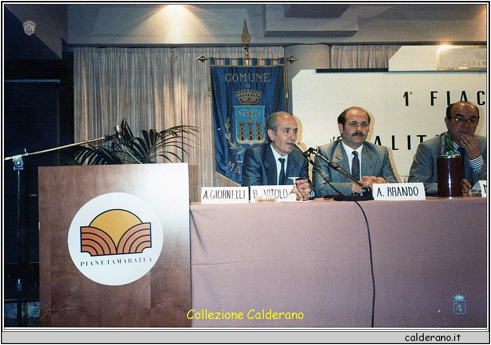 Biagio Vitolo e Antonio Brando - Fiaccola qualita' della vita 1986.jpeg