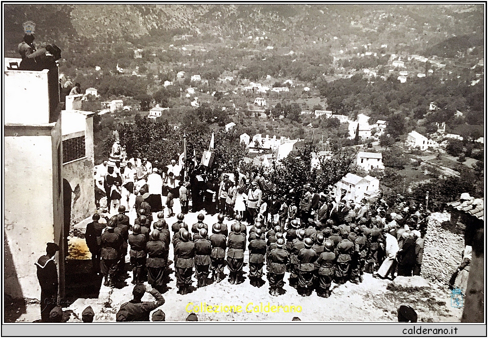 Benedizione alla Pietra del Sole della Festa di San Biagio 1943.jpg