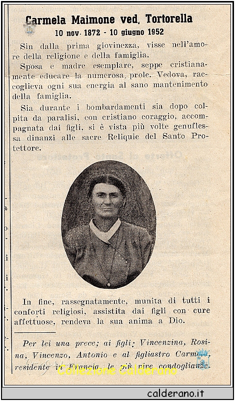 Carmela Maimone ved. Tortorella - dal Bollettino di San Biagio.jpg